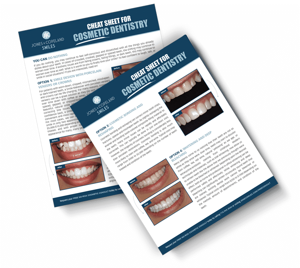 Cosmetic dentistry cheat sheet ebook