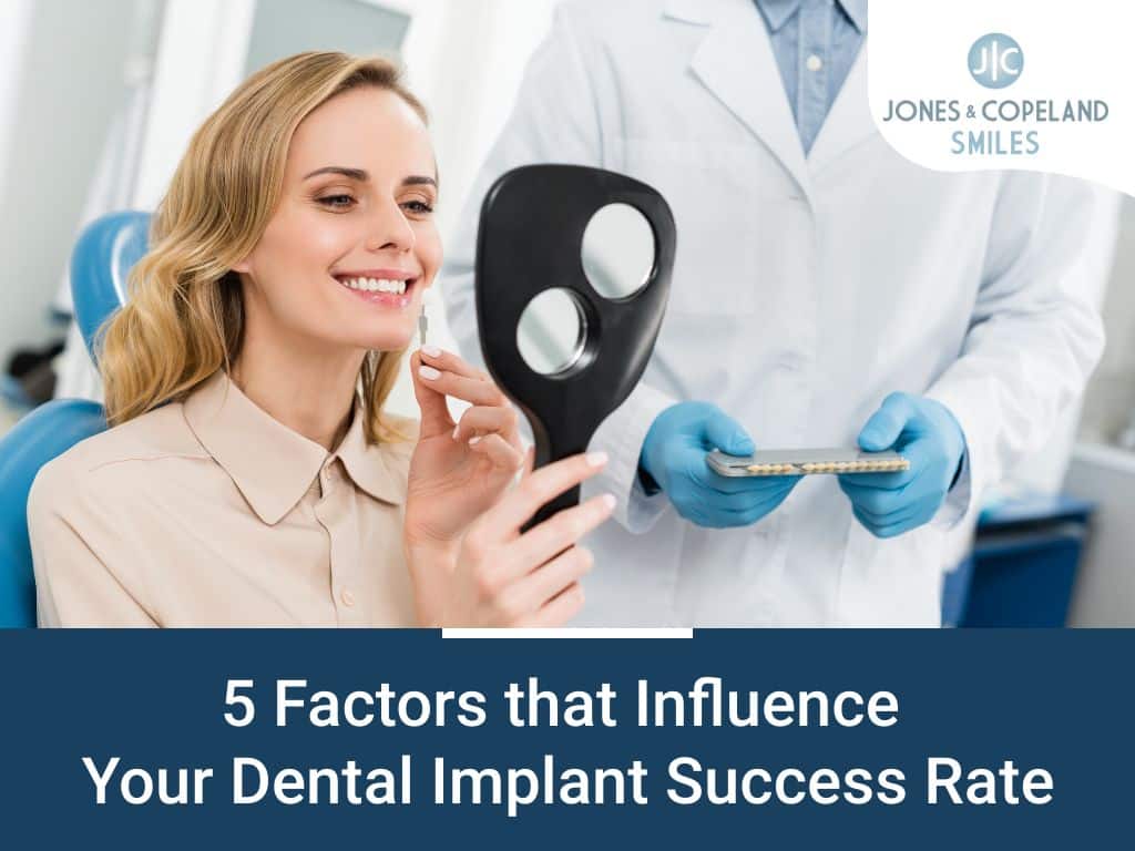 5 factors influence dental implant success rate
